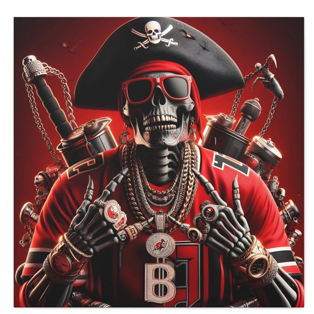 Tampa Bay Buccaneers Rapper Canvas_165